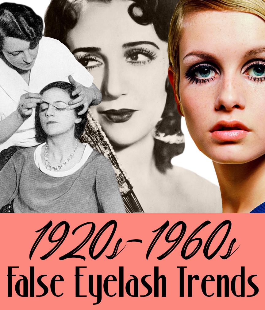 1960s avant garde false eyelashes
