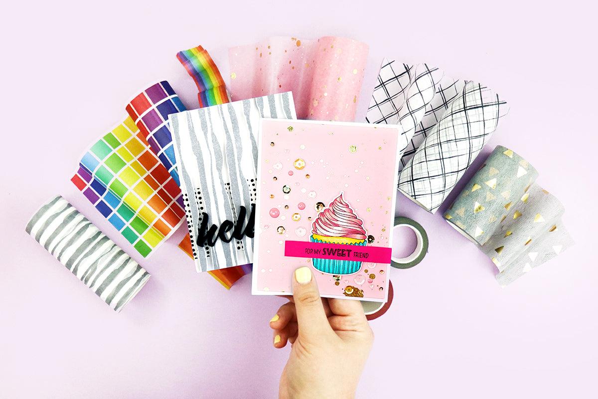 Washi tapes for card making
