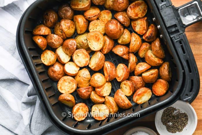 Potatoes prepared in an Air Fryer