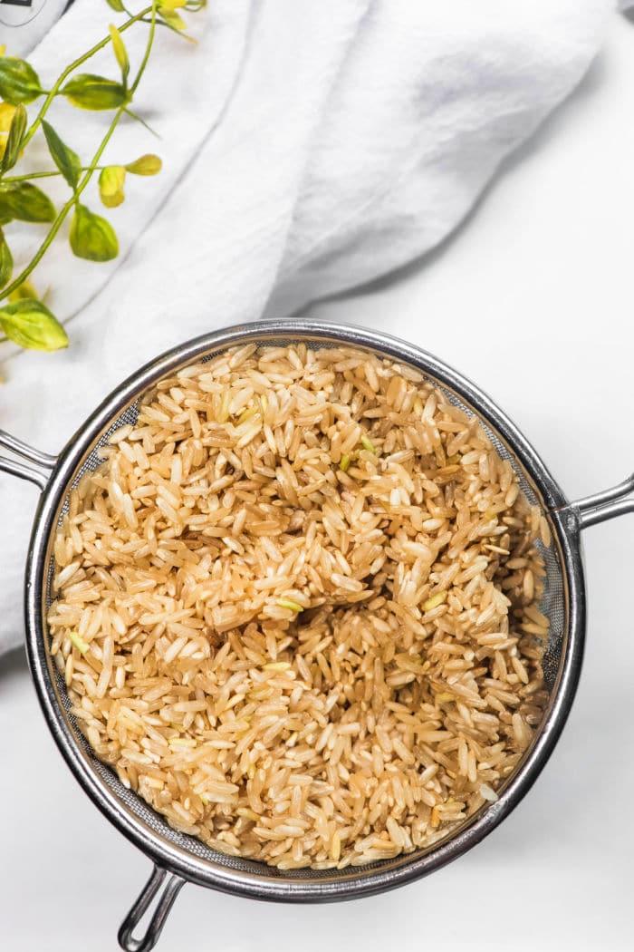 Slow Cooking Brown Rice