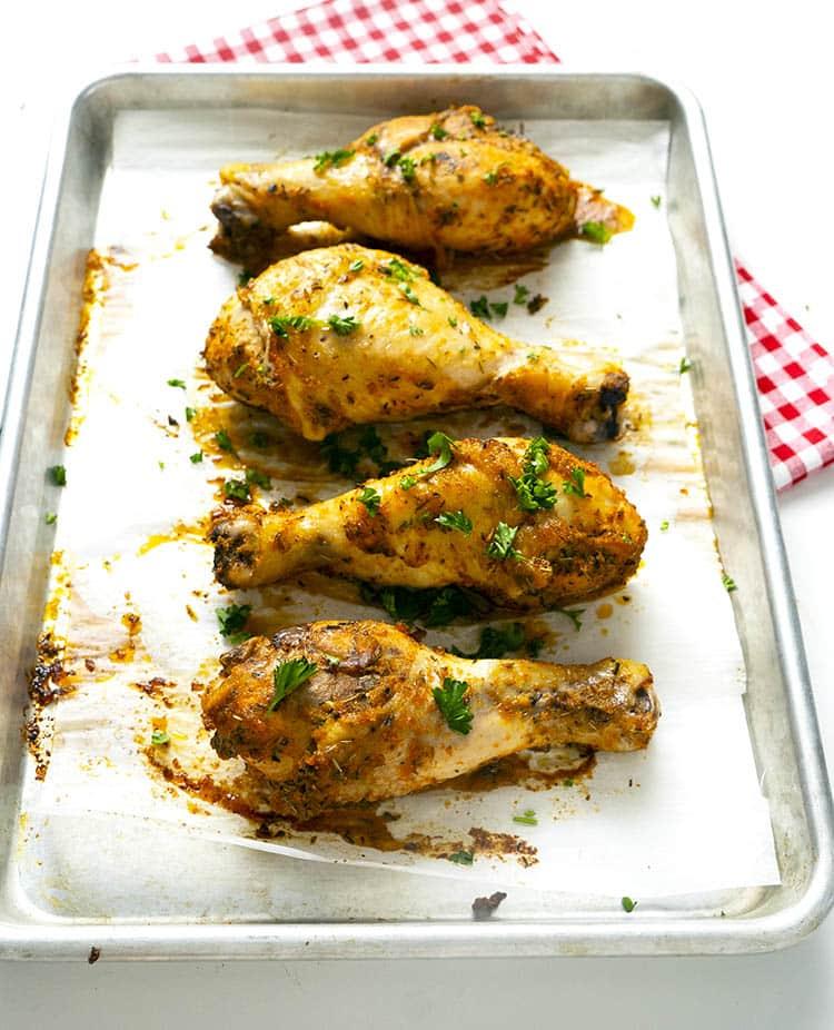 Bake Chicken Legs in the oven