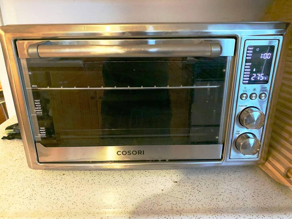 stainless steel cosori air fryer toaster oven