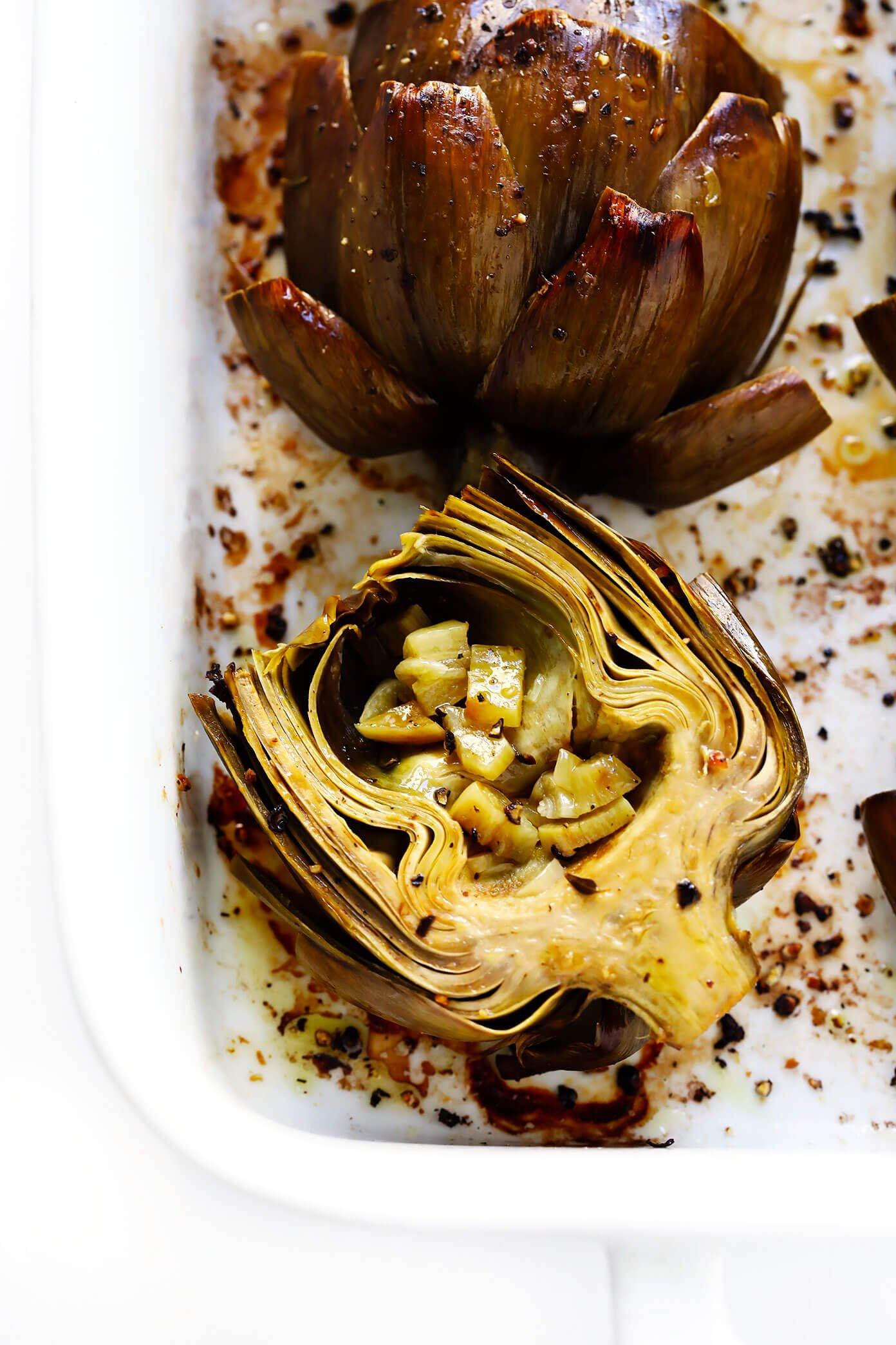 How To Eat Roasted Artichokes