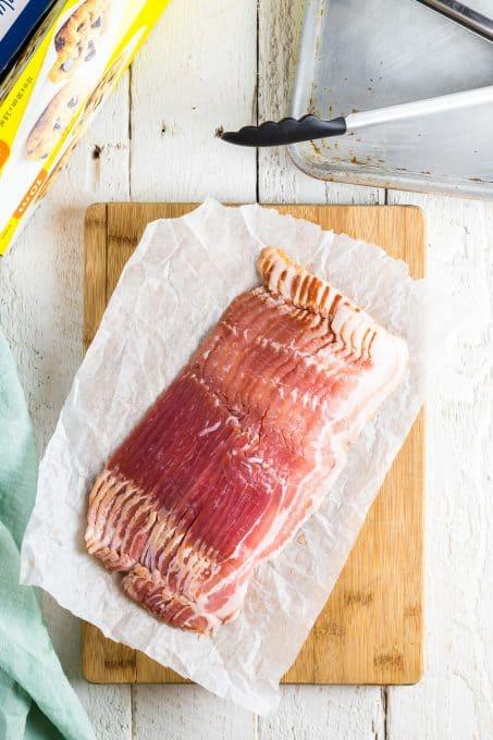 Everything you need to bake your bacon in the oven.