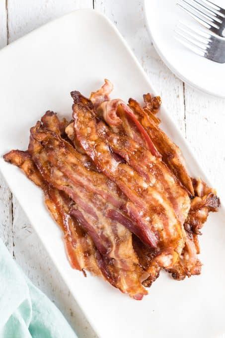 The best way to cook your bacon is to bake it.