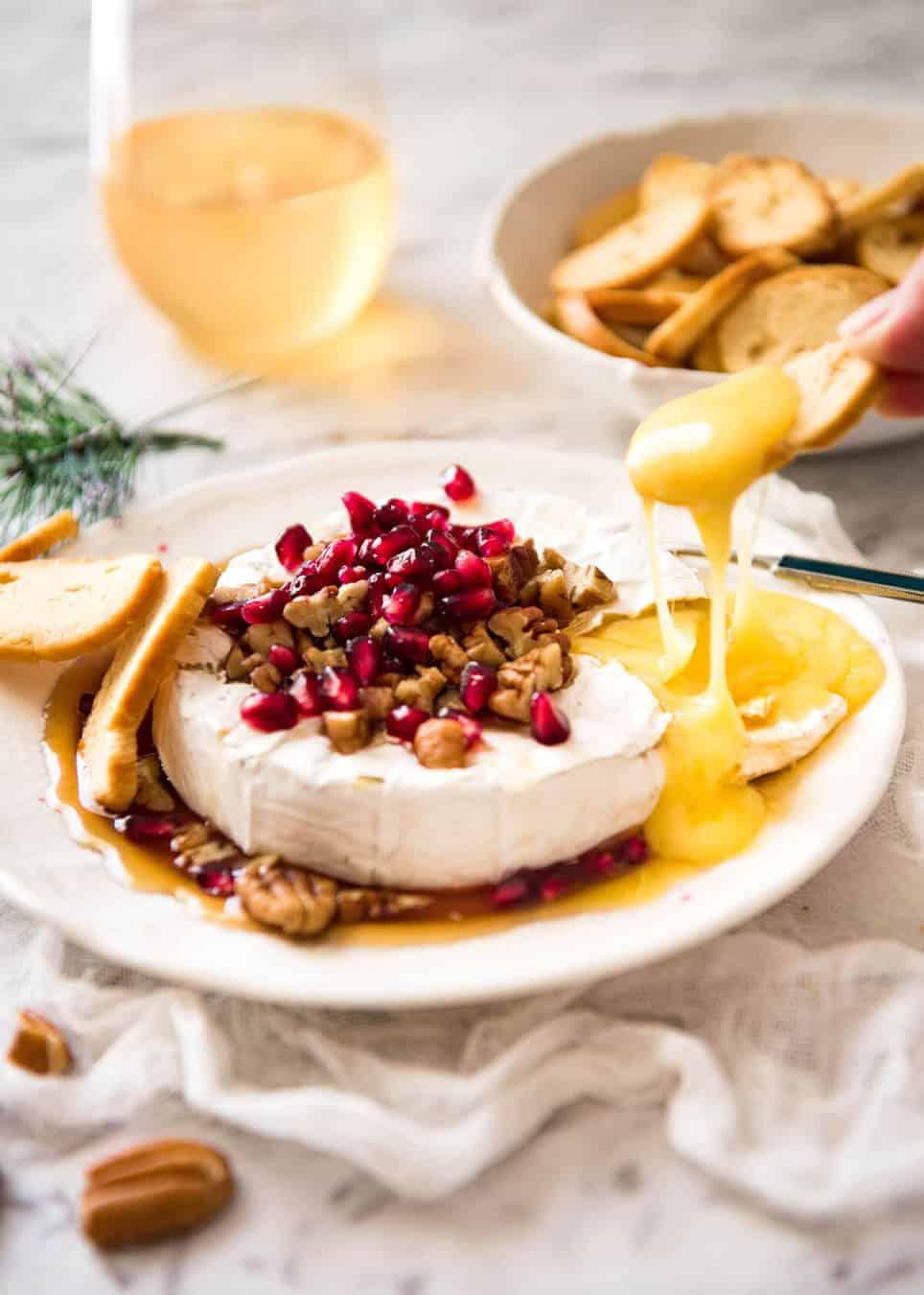 3 Minute Melty Festive Brie