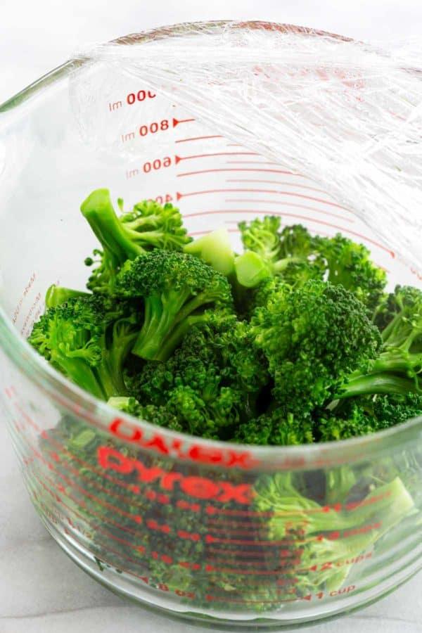 Microwaved broccoli