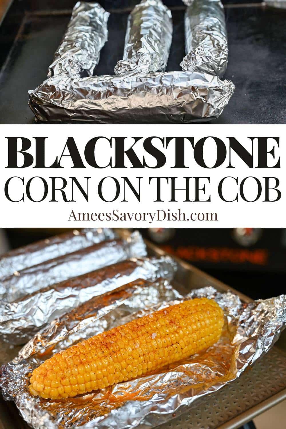 Fire up the griddle! This method consists of searing foil-wrapped, seasoned sweet corn on a flat-top grill for the easiest tastiest corn!