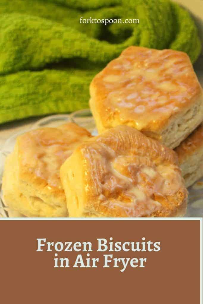 titled image (and shown): frozen biscuits in air fryer