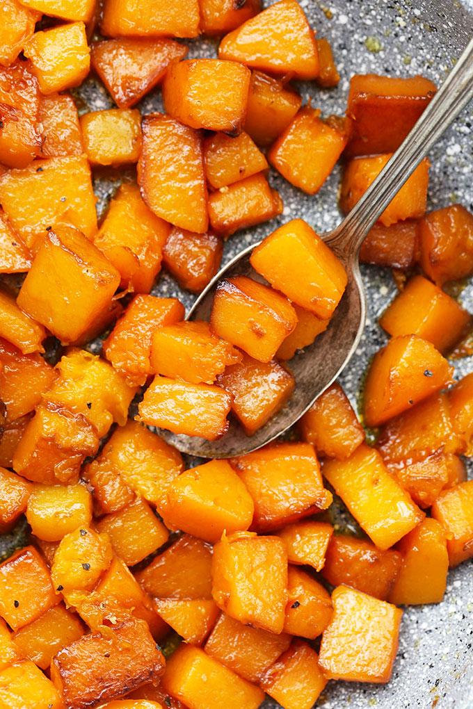 Caramelized Browned Butter Butternut Squash from One Lovely Life