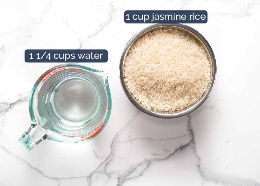 Water to rice ratio - jasmine rice