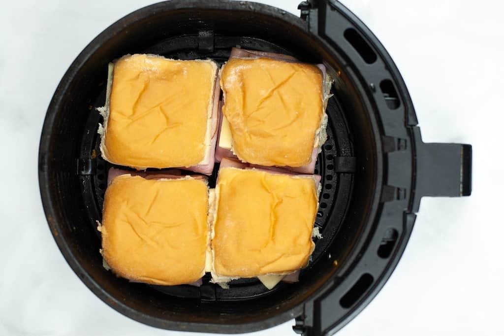 ham and cheese sandwiches in air fryer