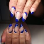 Stand Out with Navy Blue and Silver Nails: 23+ Designs to Inspire You