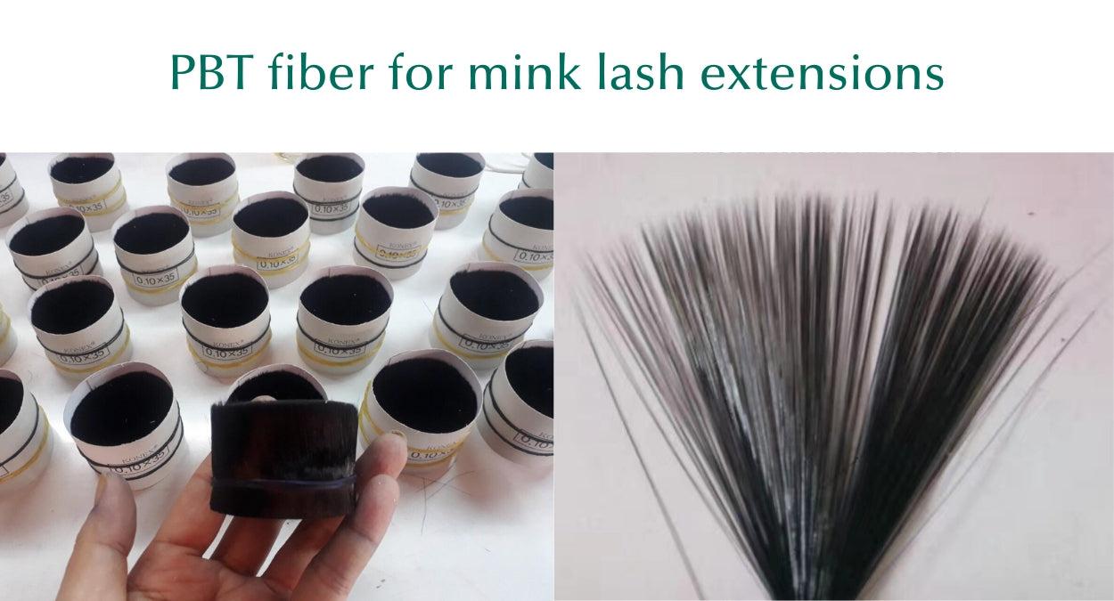 What are mink lashes made of