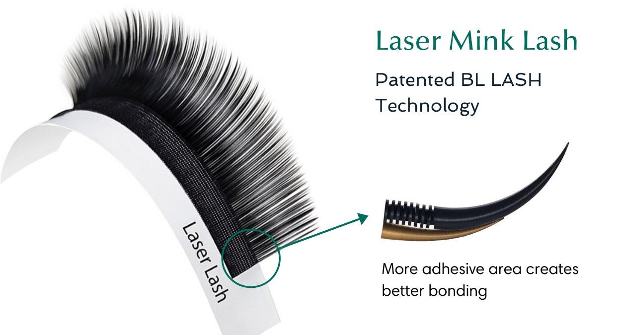 Mink lash by BL Blink lashes for better retention - Laser Mink