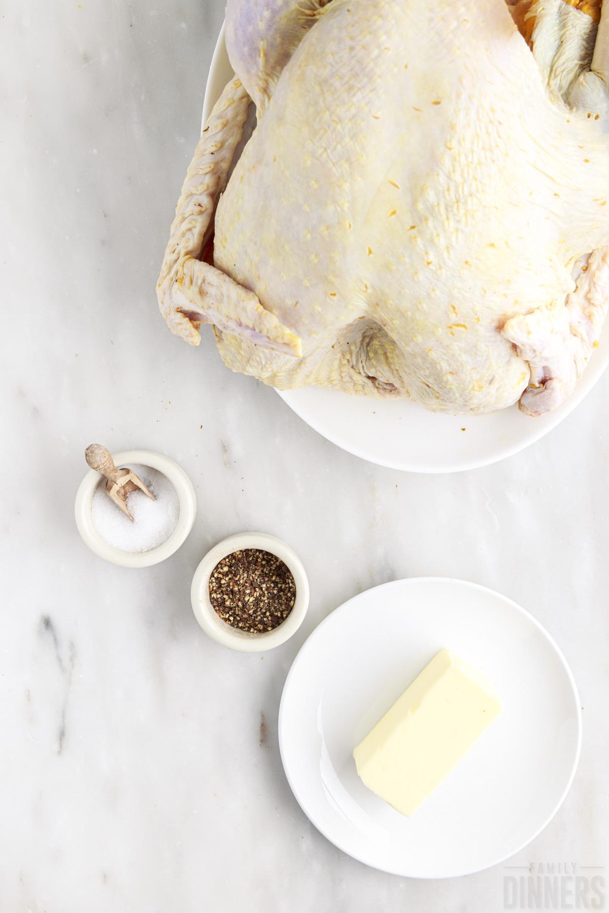 ingredients for a convection oven roast turkey