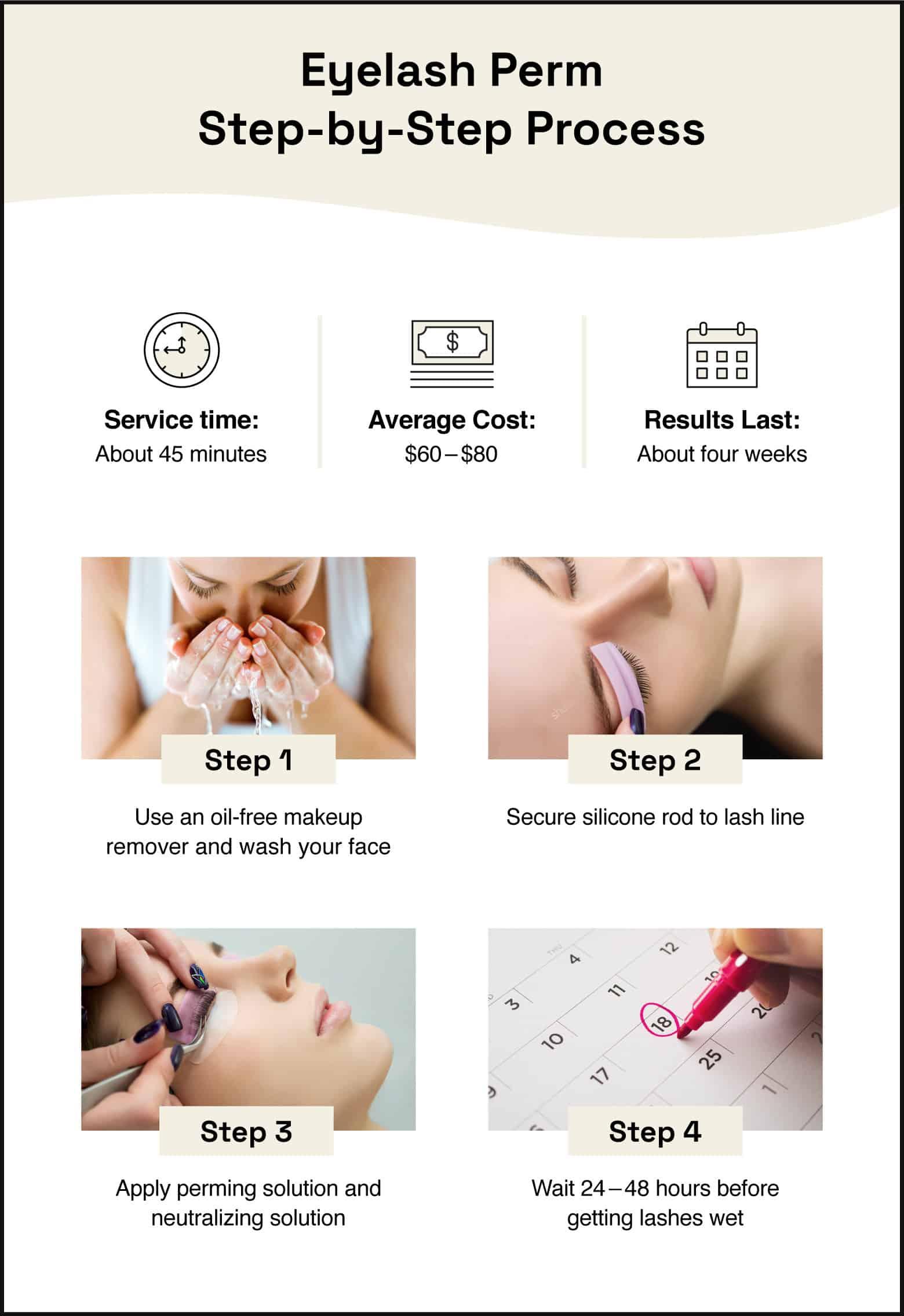 Eyelash Perm Step-by-Step Process