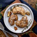 Butter-Basted Halibut Cheeks with Garlic and Thyme