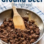 How to Cook Ground Beef