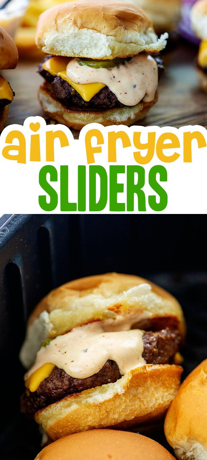 Fun to cook, delicious to eat, and easy to customize...these air fryer sliders are the way to go!