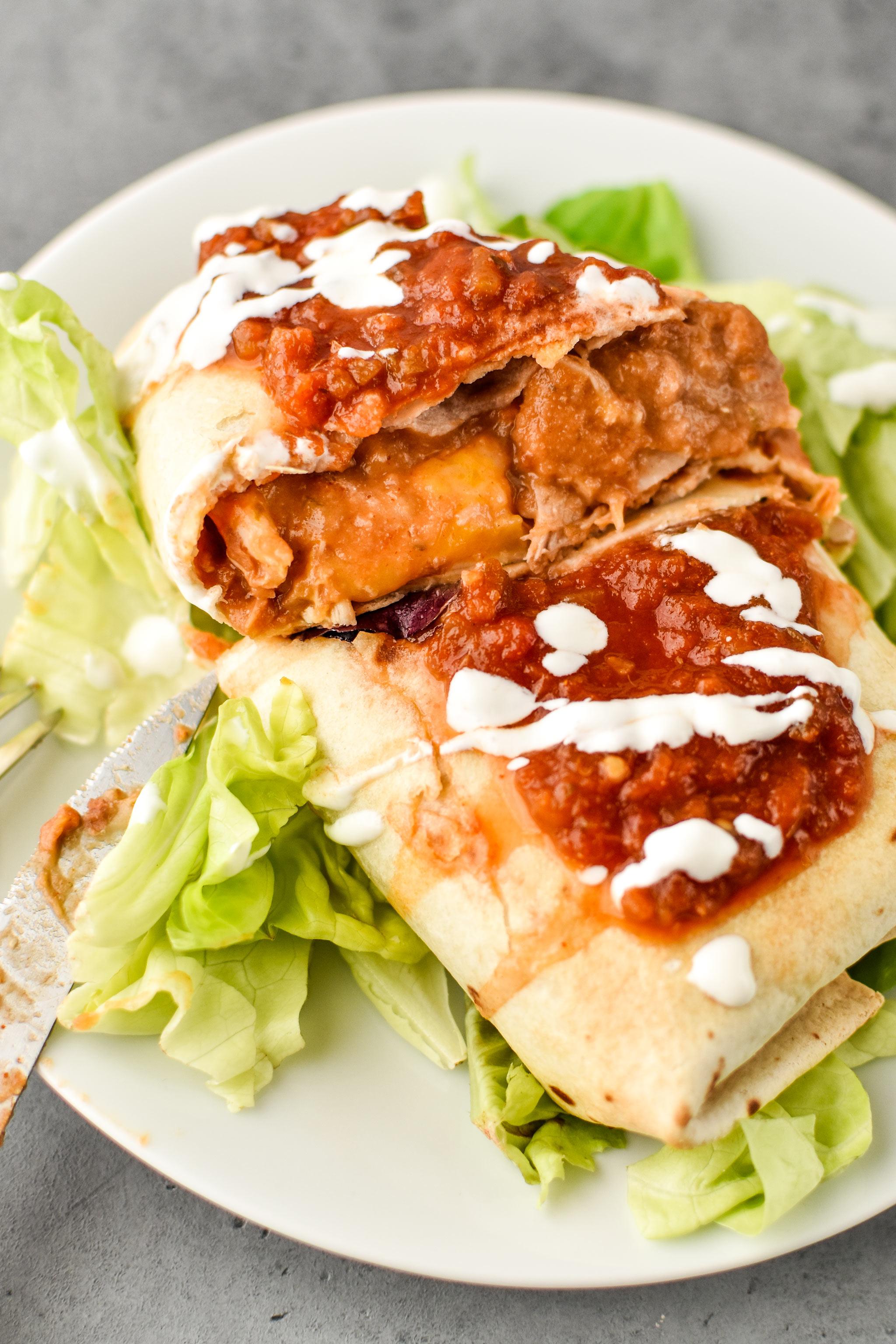delicious chimichangas - how to make chimichangas in an air fryer