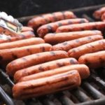 Cooking Hot Dogs on a George Foreman Grill