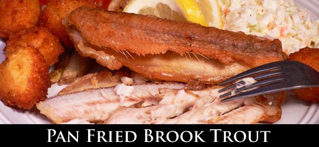 Pan Fried Brook Trout Recipe, as seen on Taste of Southern.
