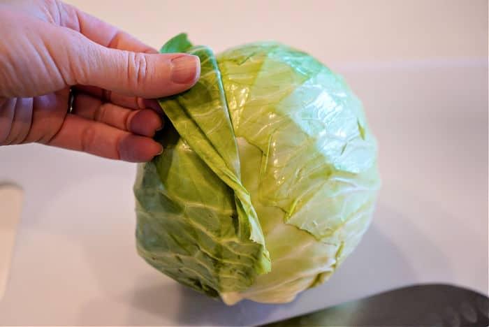 cooking green cabbage