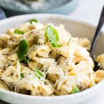 Cheese Tortellini in Garlic Butter Sauce