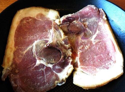 how to cook country ham slices