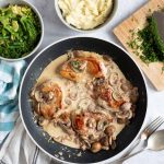 Pan Fried Pheasant Breasts in a Creamy White Wine Sauce