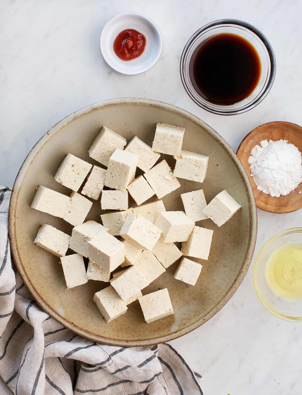 Air fryer tofu recipe ingredients
