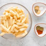 Frozen Crinkle Fries in Air Fryer