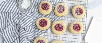 Sourdough Thumbprint Cookies With Discard