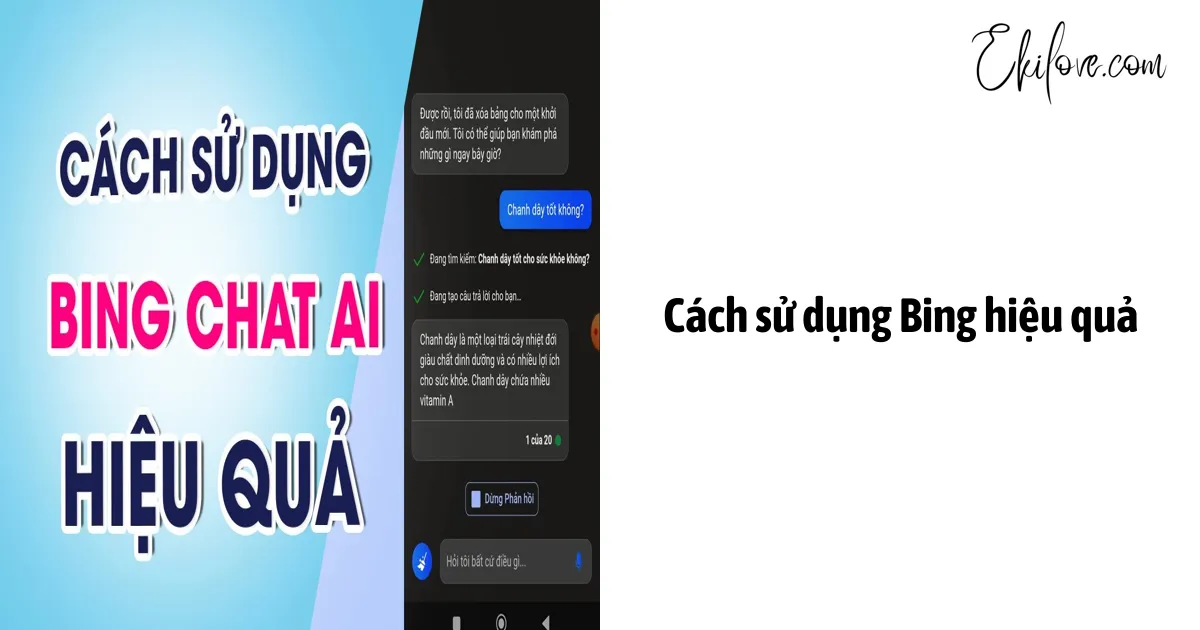 Cách sử dụng Bing hiệu quả